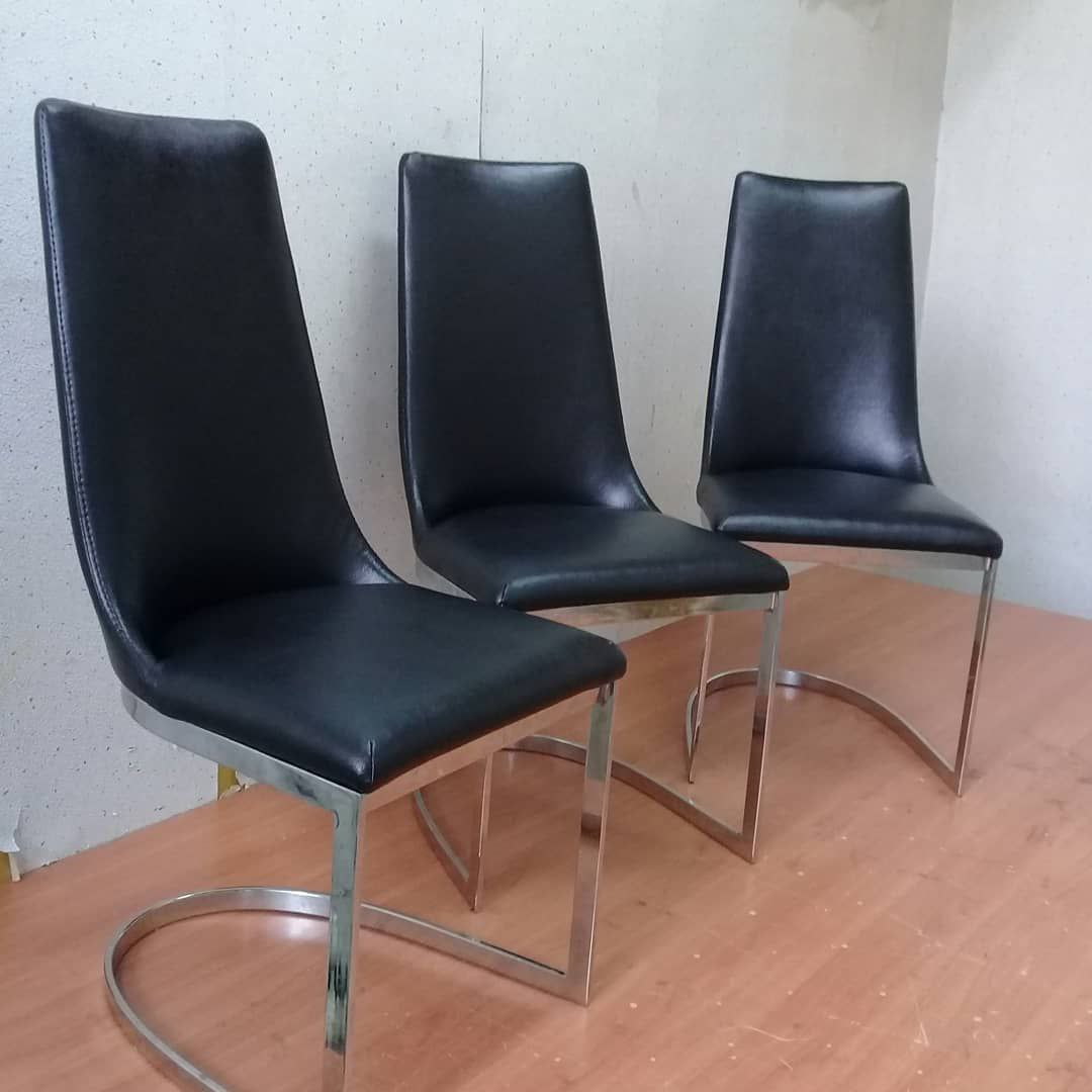 Перетяжка кресел кожей